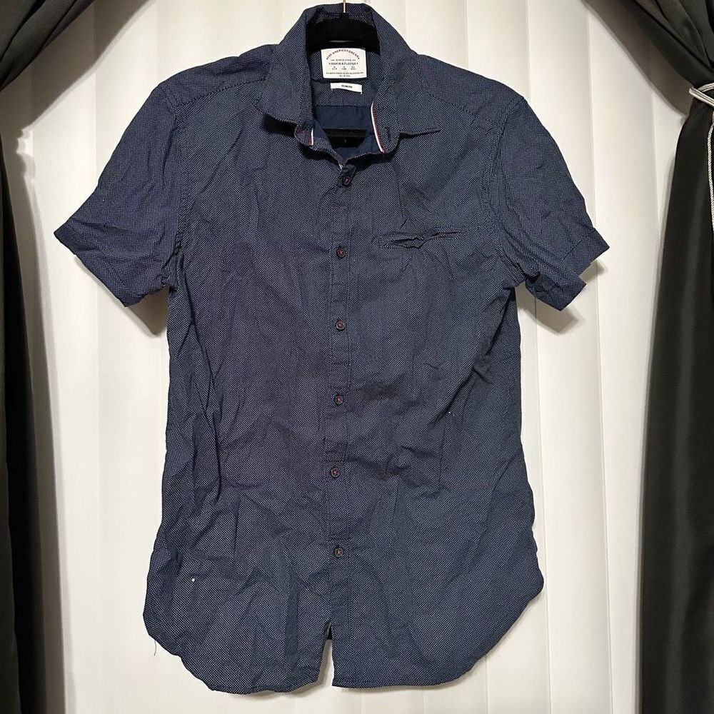 The American Dream Denim & Flower Men’s dress shirt